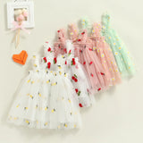 Toddler Girls Princess Daisy/Fruit Dress for 0-5 year baby.