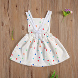 0-24M Backless Sundress Rainbow Colorful Dots Dresses MumsDeal
