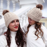 Mother Baby Matching Knitting Beanie with 5 Colors MumsDeal