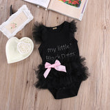 Hot Newborn Girls My Little Black Dress Romper MumsDeal